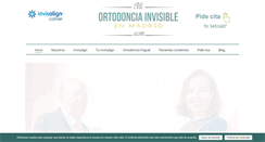 Desktop Screenshot of miortodonciainvisibleenmadrid.com